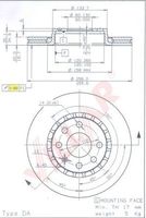 VILLAR 6280480 - año construcción desde: 10/1994<br>Lado de montaje: Eje delantero<br>Tipo de disco de frenos: ventilado<br>Diámetro exterior [mm]: 256<br>Espesor de disco de frenos [mm]: 20<br>Diámetro de centrado [mm]: 60<br>Altura [mm]: 41<br>Espesor mínimo [mm]: 17<br>Llanta, nº de taladros: 4<br>Cantidad de agujeros de fijación: 2<br>Cantidad taladros 1: 1<br>Peso [kg]: 10,07<br>