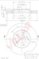 VILLAR 6281405 - Disco de freno