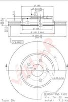 VILLAR 628.0302 - Disco de freno