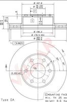 VILLAR 6282047 - Lado de montaje: Eje trasero<br>Tipo de disco de frenos: ventilado<br>Superficie: revestido<br>Diámetro exterior [mm]: 294<br>Espesor de disco de frenos [mm]: 24<br>Diámetro de centrado [mm]: 84<br>Altura [mm]: 87,6<br>Espesor mínimo [mm]: 21<br>Llanta, nº de taladros: 8<br>Artículo complementario / información complementaria 2: sin cojimete rueda incorporado<br>Homologación: ECE-R90<br>Peso [kg]: 9<br>