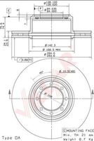 VILLAR 6282050 - Disco de freno