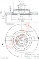 VILLAR 6281806 - Disco de freno