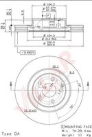 VILLAR 6282053 - Disco de freno