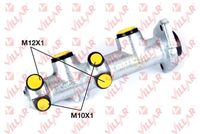 VILLAR 6212390 - Diámetro del pistón [mm]: 19<br>Rosca 1: M12x1<br>Rosca 2: M10x1<br>Número de conexiones: 4<br>Restricción de fabricante: BENDIX<br>