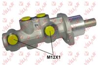 VILLAR 6212531 - Dinámica de frenado / conducción: para vehículos con ABS<br>Dinámica de frenado / conducción: para vehículos con ESP<br>Restricción de fabricante: ATE<br>Diámetro del pistón [mm]: 23,8<br>Número de conexiones: 2<br>Medida de rosca: M12x1<br>SVHC: No hay información disponible, diríjase al fabricante.<br>