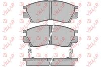 VILLAR 6260042 - Lado de montaje: Eje delantero<br>Restricción de fabricante: SUMITOMO<br>Contacto avisador de desgaste: con avisador acústico de desgaste<br>Altura [mm]: 52<br>Ancho [mm]: 127,8<br>Espesor [mm]: 17<br>SVHC: No hay información disponible, diríjase al fabricante.<br>