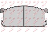 VILLAR 6260254 - Lado de montaje: Eje delantero<br>Restricción de fabricante: SUMITOMO<br>Contacto avisador de desgaste: no preparado para indicador de desgaste<br>Altura [mm]: 47,5<br>Ancho [mm]: 109<br>Espesor [mm]: 15,2<br>SVHC: No hay información disponible, diríjase al fabricante.<br>