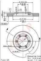 VILLAR 628.1024 - Disco de freno