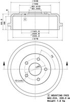 VILLAR 627.0306 - Tambor de freno