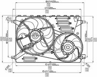 DOGA EVO022 - Ventilador, refrigeración del motor