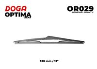 DOGA OR029 - Lado de montaje: lado del conductor<br>Adaptador de ajuste: B2<br>Tipo de escobilla: Escobilla con hoja plana<br>Lado de montaje: delante<br>Longitud [mm]: 600<br>Longitud [pulgada]: 24<br>