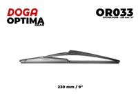 DOGA OR033 - año construcción hasta: 01/2006<br>Tipo de sujeción: sujeción por gancho<br>Lado de montaje: delante<br>Unidad de cantidad: Juego<br>Longitud 1 [mm]: 600<br>Longitud 2 [mm]: 450<br>Tipo de escobilla: Escobilla con hoja plana<br>Vehículo con dirección a la izquierda / derecha: para vehic. dirección izquierda<br>