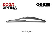 DOGA OR035 - Lado de montaje: lado del conductor<br>Adaptador de ajuste: C<br>Tipo de escobilla: Escobilla con hoja plana<br>Lado de montaje: delante<br>Longitud [mm]: 700<br>Longitud [pulgada]: 28<br>