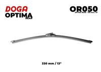 DOGA OR050 - Adaptador de ajuste: 2142<br>Tipo de escobilla: Escobillas con arco<br>Longitud 1 [mm]: 330<br>Longitud [pulgada]: 13<br>Lado de montaje: posterior<br>