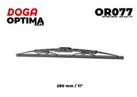 DOGA OR077 - año construcción desde: 10/2002<br>año construcción hasta: 06/2012<br>Lado de montaje: delante<br>Unidad de cantidad: Juego<br>Longitud 1 [mm]: 550<br>Longitud 2 [mm]: 400<br>Tipo de escobilla: Escobilla con hoja plana<br>Vehículo con dirección a la izquierda / derecha: para vehic. dirección izquierda<br>