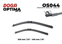 DOGA OS044 - año construcción hasta: 02/2009<br>Longitud [mm]: 300<br>Tipo de escobilla: Escobillas con arco<br>Lado de montaje: posterior<br>