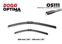 DOGA OS111 - Longitud [mm]: 280<br>Tipo de escobilla: Escobilla con hoja plana<br>Lado de montaje: posterior<br>