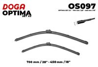 DOGA OS097 - Longitud [mm]: 400<br>Lado de montaje: posterior<br>