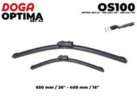 DOGA OS100 - Longitud [mm]: 300<br>Tipo de escobilla: Escobillas con arco<br>Lado de montaje: posterior<br>