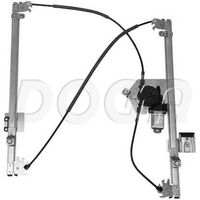 DOGA 100852 - Elevalunas: con cable de tracción a 2 carriles<br>Lado de montaje: Delante, izquierda<br>Tipo de servicio: eléctrico<br>Artículo complementario/Información complementaria: con electromotor<br>Número de puertas: 2/4<br>