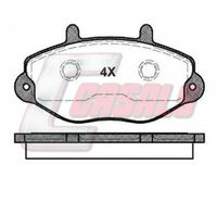 BREMSI BP2549 - Sistema de frenos: BENDIX<br>Lado de montaje: Eje delantero<br>Altura [mm]: 64,1<br>Longitud [mm]: 138,9<br>Espesor [mm]: 18,7<br>Número de WVA: 21470<br>