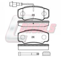 BREMSI BP3474CE - Sistema de frenos: TRW<br>Lado de montaje: Eje delantero<br>Altura [mm]: 69,7<br>Longitud [mm]: 175,2<br>Espesor [mm]: 20<br>Número de WVA: 24738<br>Número de WVA: 25217<br>Contacto avisador de desgaste: con contacto avisador de desgaste<br>Número de indicadores de desgaste [por eje]: 2<br>Longitud contacto de aviso [mm]: 195<br>