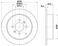 HELLA PAGID 8DD355105231 - Disco de freno - PRO