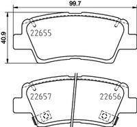 HELLA PAGID 8DB355031681 - para diámetro disco de freno [mm]: 280<br>Longitud [mm]: 132,7<br>Ancho [mm]: 58,1<br>Homologación: ECE R90 Approved<br>Artículo complementario/Información complementaria: con alojamiento de muelle de retención<br>Artículo complementario / información complementaria 2: Chapa antichirridos<br>Lado de montaje: Eje delantero<br>Espesor/grosor 1 [mm]: 16,8<br>Contacto avisador de desgaste: con avisador acústico de desgaste<br>Peso [kg]: 1,68<br>