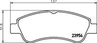 HELLA PAGID 8DB355011071 - para diámetro disco de freno [mm]: 249<br>Longitud [mm]: 87<br>Ancho [mm]: 52,9<br>Homologación: ECE R90 Approved<br>Artículo complementario / información complementaria 2: Chapa antichirridos<br>Lado de montaje: Eje trasero<br>Espesor/grosor 1 [mm]: 16,8<br>Peso [kg]: 0,916<br>