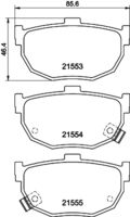 HELLA PAGID 8DB355006411 - Lado de montaje: Eje delantero<br>Código FMSI: D1074-7979<br>Homologación: E9 90R-01823/1250<br>Sistema de frenos: Mando<br>Artículo complementario / información complementaria 2: Chapa antichirridos<br>Artículo complementario/Información complementaria: sin accesorios<br>Material del forro de fricción: Low-Metallic<br>Contacto avisador de desgaste: con avisador acústico de desgaste<br>Ancho 1 [mm]: 165,2<br>Ancho 2 [mm]: 164,8<br>Altura 1 [mm]: 59<br>Altura 2 [mm]: 59<br>Espesor/grosor 1 [mm]: 16,9<br>Espesor/grosor 2 [mm]: 16,9<br>Número de WVA: 24218<br>Número de WVA: 24219<br>Número de WVA: 24220<br>