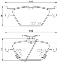 HELLA PAGID 8DB355023341 - Lado de montaje: Eje delantero<br>Código FMSI: D2045-9275<br>Homologación: E9 90R-02A0823/4932<br>Sistema de frenos: Tokico<br>Artículo complementario / información complementaria 2: sin chapa antichirridos<br>Artículo complementario/Información complementaria: sin accesorios<br>Material del forro de fricción: Low-Metallic<br>Contacto avisador de desgaste: con avisador acústico de desgaste<br>Ancho 1 [mm]: 145,2<br>Ancho 2 [mm]: 145,2<br>Altura 1 [mm]: 58,1<br>Altura 2 [mm]: 58,1<br>Espesor/grosor 1 [mm]: 16,9<br>Espesor/grosor 2 [mm]: 16,9<br>Número de WVA: 22800<br>Número de WVA: 22801<br>