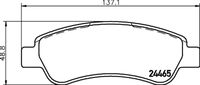 HELLA PAGID 8DB355012911 - Carga útil [kg]: 1600<br>Código de carga útil: Carga útil pesada<br>Longitud [mm]: 169<br>Ancho [mm]: 69,5<br>Homologación: ECE R90 Approved<br>Número de indicadores de desgaste [por eje]: 2<br>Artículo complementario / información complementaria 2: con tornillos pinza freno<br>Artículo complementario / información complementaria 2: Chapa antichirridos<br>Lado de montaje: Eje delantero<br>Espesor/grosor 1 [mm]: 18,3<br>Contacto avisador de desgaste: con contacto avisador de desgaste<br>Peso [kg]: 2,578<br>Artículo complementario / información complementaria 2: con material de fijación<br>