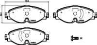 HELLA PAGID 8DB355023171 - Lado de montaje: Eje trasero<br>Número de PR: 1KE<br>Número de PR: 2EJ<br>Ancho [mm]: 123,2<br>Altura 1 [mm]: 61,2<br>Altura 2 [mm]: 56,2<br>Espesor [mm]: 16,4<br>Contacto avisador de desgaste: no preparado para indicador de desgaste<br>Número de WVA: 25008<br>Sistema de frenos: Teves<br>Peso [kg]: 1,1<br>Nº de información técnica: T1976<br>