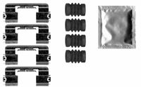 HELLA PAGID 8DZ355207311 - Kit de accesorios, pastillas de frenos