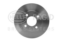 HELLA PAGID 8DD355100591 - Código de motor: KV<br>N.º de chasis (VIN) desde: 89-H-300 001<br>Clase de caja de cambios: Transmisión automática<br>Vehículo especial: para vehículo de policía<br>Vehículo especial: para taxis<br>Código de motor: KV<br>N.º de chasis (VIN) hasta: 8A-N-200 000<br>Clase de caja de cambios: Transmisión automática<br>Vehículo especial: para vehículos de correos<br>Vehículo especial: para taxis<br>Espesor de disco de frenos [mm]: 22<br>Llanta, nº de taladros: 4<br>Diámetro exterior [mm]: 256<br>corona de agujeros - Ø [mm]: 108<br>Superficie: revestido<br>Tipo de disco de frenos: ventilación interna<br>Lado de montaje: Eje delantero<br>Peso [kg]: 4,0<br>