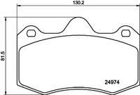 HELLA PAGID 8DB355015111 - Lado de montaje: Eje delantero<br>Número de PR: 1ZC<br>Número de PR: 1ZD<br>Ancho 1 [mm]: 155,1<br>Ancho 2 [mm]: 156,5<br>Altura 1 [mm]: 66<br>Altura 2 [mm]: 71,3<br>Espesor [mm]: 20,3<br>Contacto avisador de desgaste: con contacto de aviso de desgaste incorporado<br>Número de WVA: 23587<br>Sistema de frenos: Teves<br>Nº art. de accesorio recomendado: 8DZ 355 201-371<br>Peso [kg]: 2,167<br>Nº de información técnica: T1376<br>