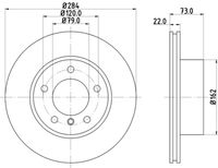 HELLA PAGID 8DD355118031 - Disco de freno - PRO