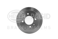 HELLA PAGID 8DD355110941 - Lado de montaje: Eje delantero<br>Tipo de disco de frenos: ventilación interna<br>Diámetro exterior [mm]: 257<br>Espesor de disco de frenos [mm]: 24<br>Altura [mm]: 45,5<br>Espesor mínimo [mm]: 22,4<br>Diámetro interior [mm]: 141,5<br>corona de agujeros - Ø [mm]: 114,3<br>Diámetro de centrado [mm]: 69<br>Diseño/cantidad de taladros: 04/06<br>Diámetro de orificio para perno de rueda [mm]: 12,6<br>Artículo complementario / información complementaria 2: sin buje de rueda<br>Artículo complementario / información complementaria 2: sin cojinete rueda<br>Artículo complementario / información complementaria 2: sin perno de sujeción de rueda<br>Peso [kg]: 5,5<br>Nº de información técnica: 54308<br>