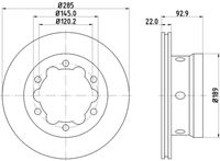 HELLA PAGID 8DD355105811 - Disco de freno - PRO