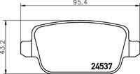 HELLA PAGID 8DB355025371 - Lado de montaje: Eje delantero<br>Ancho 1 [mm]: 155,1<br>Ancho 2 [mm]: 156,3<br>Altura 1 [mm]: 66,6<br>Altura 2 [mm]: 72<br>Espesor [mm]: 20,5<br>Contacto avisador de desgaste: no preparado para indicador de desgaste<br>Número de WVA: 24123<br>Sistema de frenos: Teves<br>Nº art. de accesorio recomendado: 8DZ 355 201-271<br>Peso [kg]: 2,2<br>Nº de información técnica: T1653<br>