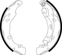 BREMBO K68077 - Lado de montaje: Eje trasero<br>Ancho [mm]: 39<br>Sistema de frenos: Bosch<br>Diámetro interior de tambor de freno [mm]: 203<br>Tipo de montaje: premontado<br>Reajuste: con reajuste automático<br>Diámetro de orificio [mm]: 17<br>