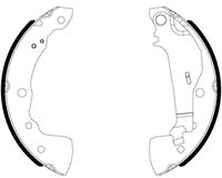 BOSCH 0986487963 - año construcción desde: 03/2017<br>Lado de montaje: Eje trasero<br>Diámetro interior de tambor de freno [mm]: 203<br>Ancho [mm]: 32<br>Artículo complementario/Información complementaria: con palanca<br>Homologación: E11 90R-<br>Homologación: 02B01260/35744<br>