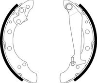 FEBI BILSTEIN 07013 - Juego de zapatas de frenos