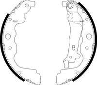 FEBI BILSTEIN 170887 - Juego de zapatas de frenos