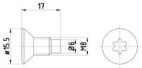 A.B.S. 96519 - Tornillo, disco de freno