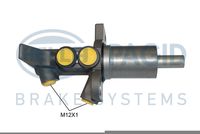 HELLA PAGID 8AM355505811 - Diámetro de orificio [mm]: 25<br>Rosca empalme: 12 X 1 (x2)<br>Material: Aluminio<br>Sistema de frenos: ATE<br>Nº de información técnica: AM0580<br>