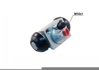 HELLA PAGID 8AW355534291 - Lado de montaje: Eje trasero, derecha<br>Diámetro de orificio [mm]: 22<br>Rosca empalme: M10X1 (x1)<br>Material: Aluminio<br>Nº de información técnica: AW3428<br>