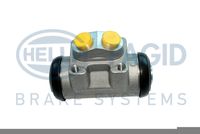 HELLA PAGID 8AW355534011 - Lado de montaje: Eje trasero, derecha<br>Referencia artículo par: ADG04486<br>Diámetro del pistón [mm]: 21<br>Material: Aluminio<br>Peso [kg]: 0,31<br>