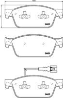 HELLA PAGID 8DB355014981 - Lado de montaje: Eje trasero<br>Número de PR: L0L<br>Número de PR: L0R<br>Ancho [mm]: 116,5<br>Altura [mm]: 59<br>Espesor [mm]: 17,7<br>Contacto avisador de desgaste: con contacto avisador de desgaste<br>Número de indicadores de desgaste [por eje]: 1<br>Longitud contacto de aviso [mm]: 170<br>Artículo complementario / información complementaria 2: con tornillos pinza freno<br>Artículo complementario/Información complementaria: con accesorios<br>Número de WVA: 23326<br>Sistema de frenos: Lucas<br>Peso [kg]: 1,4<br>Nº de información técnica: T1469<br>