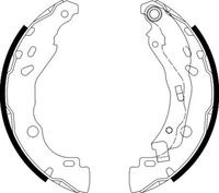 BREMBO K61088 - Lado de montaje: Eje trasero<br>año construcción hasta: 12/2013<br>Ancho [mm]: 40<br>Sistema de frenos: Bosch<br>Diámetro interior de tambor de freno [mm]: 228<br>Tipo de montaje: premontado<br>Reajuste: con reajuste automático<br>Diámetro de orificio [mm]: 21<br>